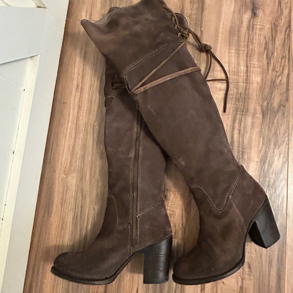 Freebird by Steven Brock Over the Knee Suede Boots - Picture 5 of 9